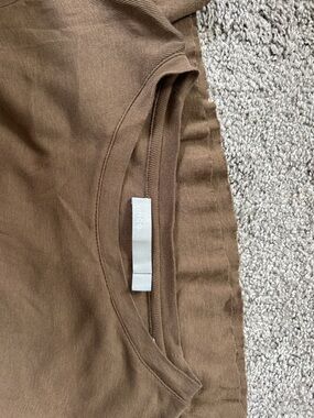 Vince Chocolate Brown Basic Crewneck Tee